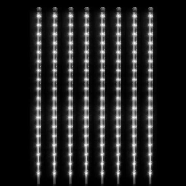 Imagem de Pisca Pisca Chuva Cascata Queda Gelo Branco Meteoro 8 Tubos