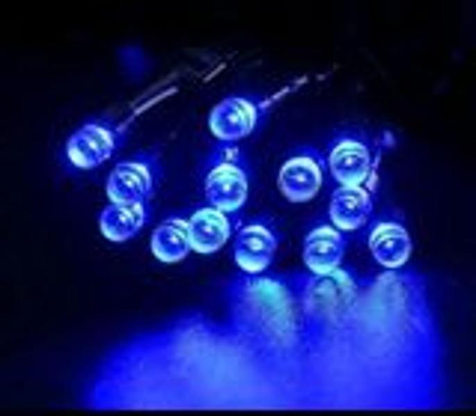 Imagem de Pisca Pisca Cordão De 100 LEDs Azul Fio Verde 9 Metros 127v Decoração Para Natal Luz Forte - Global