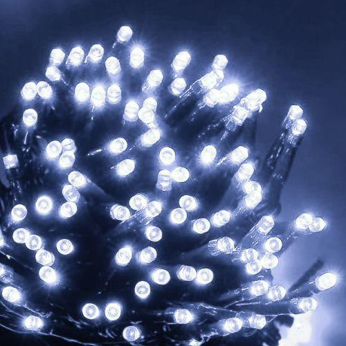 Imagem de Pisca Pisca Cordão LED 10m com 100 Lâmpadas Gota Preta