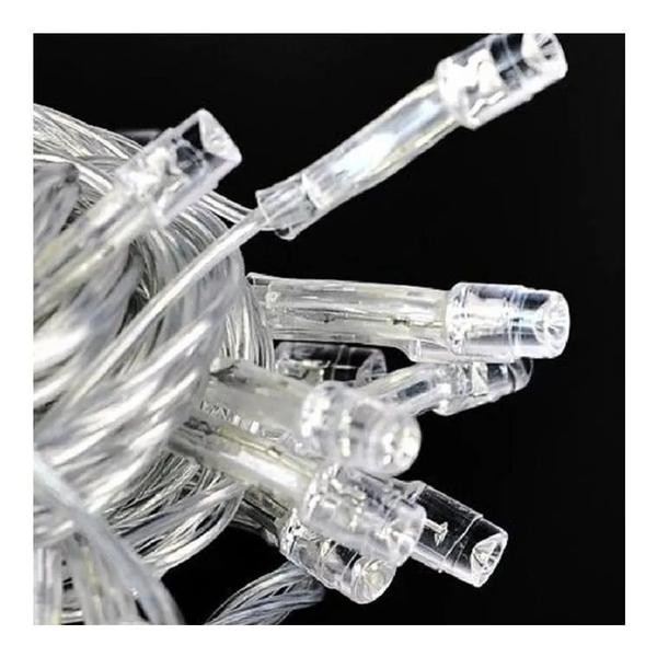 Pisca Pisca Fio Transparente 100 Lâmpadas Led 127v 10m Cor Branco - Global Imagem de Pisca Pisca Fio Transparente 100 Lâmpadas Led 127v 10m Cor Branco