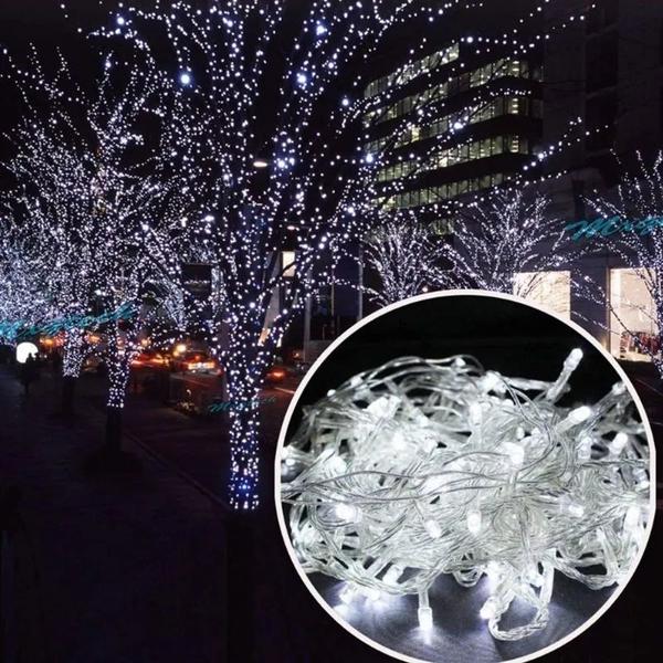 Pisca Pisca Fio Transparente 100 Lâmpadas Led 127v 10m Cor Branco - Global Imagem de Pisca Pisca Fio Transparente 100 Lâmpadas Led 127v 10m Cor Branco