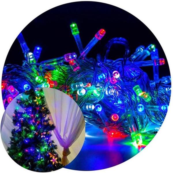 Imagem de Pisca Pisca LED 100 Leds Colorido Natal