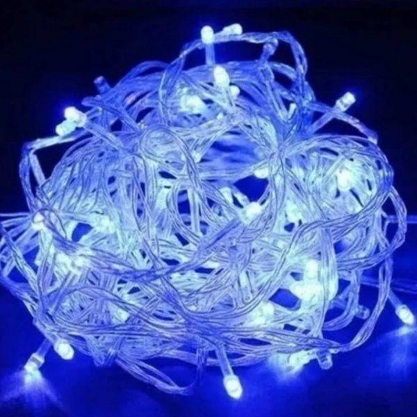 Imagem de Pisca Pisca Led Azul 100 Leds 9 Metros 110V Função