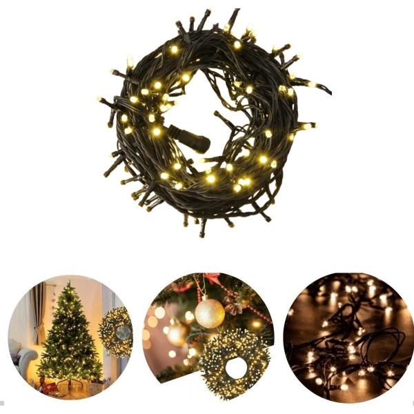 Pisca Pisca Luz De Natal Enfeite 100 Lampadas 8 Metros 220V - art christmas Imagem de Pisca Pisca Luz De Natal Enfeite 100 Lampadas 8 Metros 220V