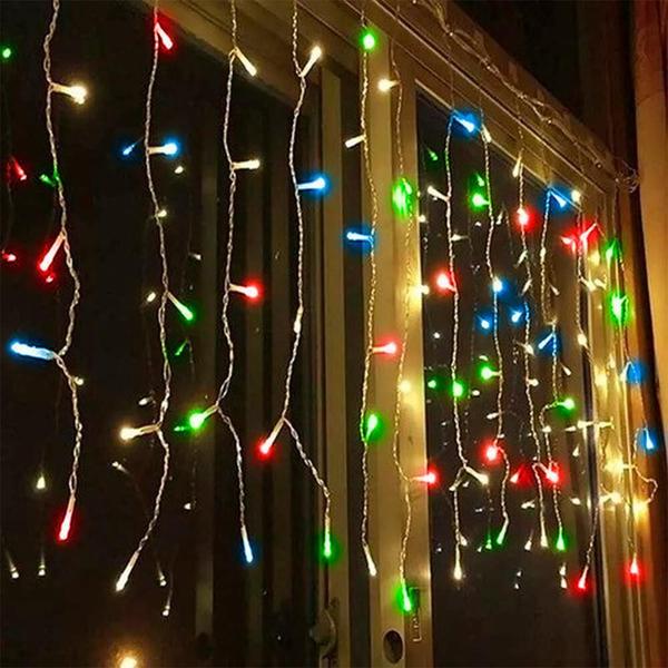 Imagem de Pisca Pisca Natal Cascata Led Colorido 100 Lâmpadas 220V - Casambiente NATAL209