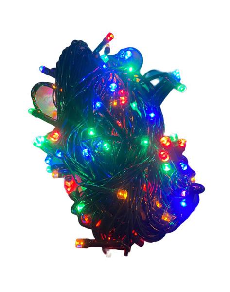 Imagem de Pisca Pisca Natal Colorido 100 Leds 8 funções-9 m-kit 2 cxs