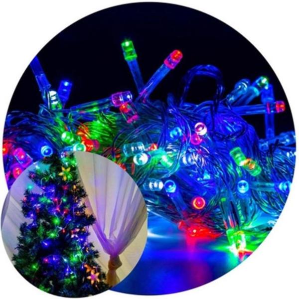 Imagem de Pisca Pisca Natal Decoração Colorido 100 LEDs 10 Metros