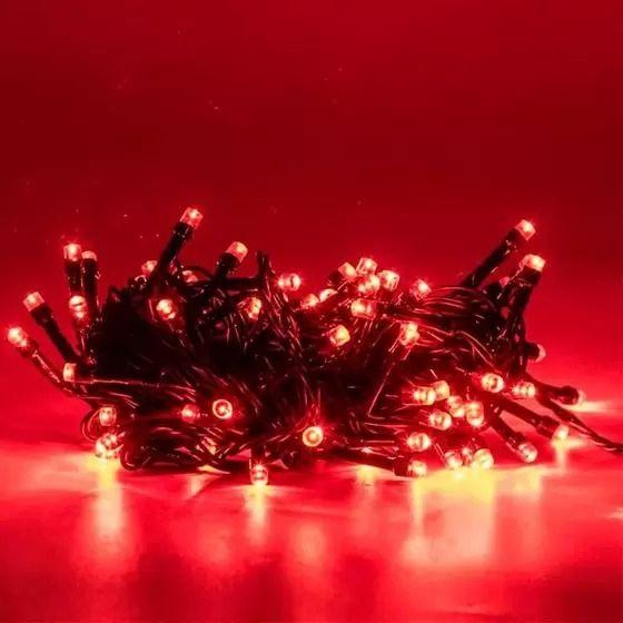 Imagem de Pisca Pisca Rede 200 Led Natal 110v 8 Funções Decoração Luxo