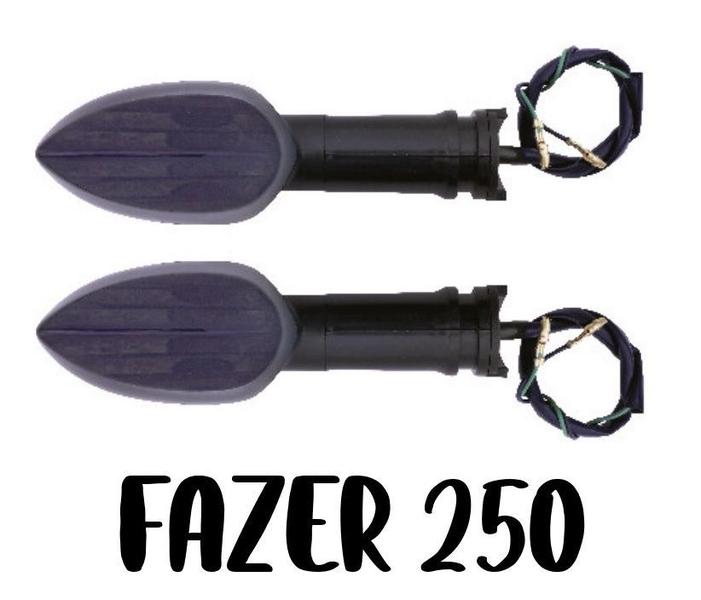 Imagem de Pisca Seta Fumê Moto Fazer 250 Modelo Original 2011-2014 (2 Unid)