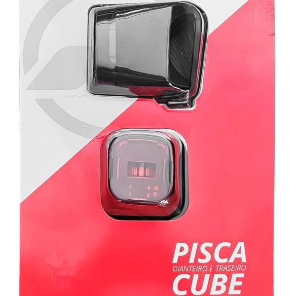 Imagem de Piscas Cube Dianteiro Traseiro 2 Modos de Iluminação Mtb Absolute