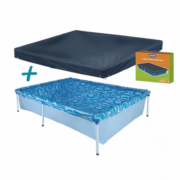 Piscina 1000 Litros Infantil Com Armação + Capa Protetora Cobertura de Proteção - Mor Imagem de Piscina 1000 Litros Infantil Com Armação + Capa Protetora Cobertura de Proteção