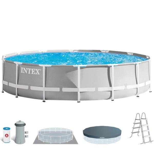 Imagem de Piscina 12.706L Armação de Metal C/ Bomba e Lona Prism Intex