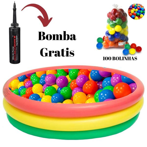 Imagem de Piscina 126 L + 100 Bolinhas +Bomba