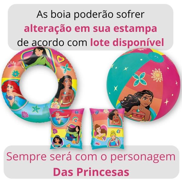 Imagem de Piscina 6200l Mor + 2 Bolas Inflaveis + 4 Boias Personagens  Kit 