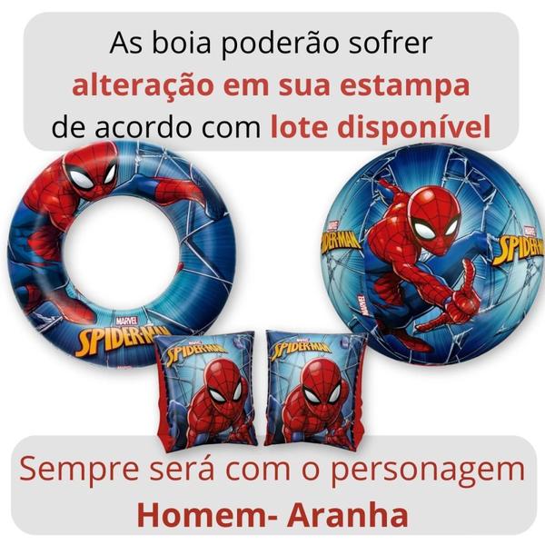 Imagem de Piscina 6200l Mor + 2 Bolas Inflaveis + 4 Boias Personagens  Kit 