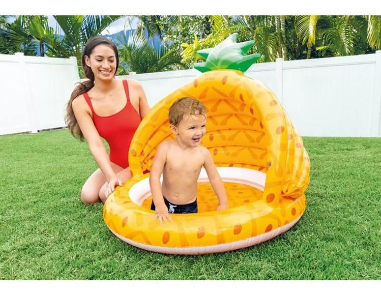 Imagem de Piscina Abacaxi Com Cobertura 45 Litros - Intex 58414