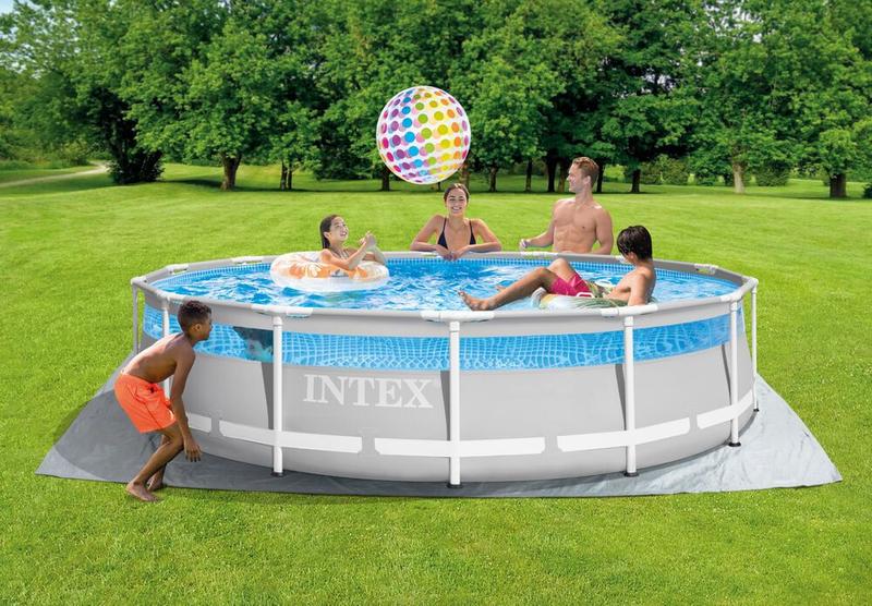 Imagem de Piscina Armação Metal 12.706l Com Acessórios Cinza Intex