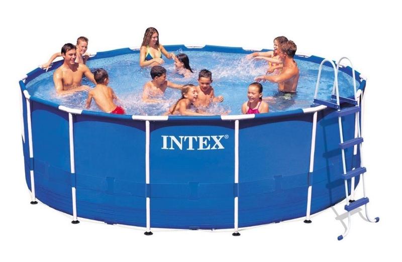 Imagem de Piscina Armação Redonda 16805 Litros + Bomba Filtro 110v Escada Proteção Fundo Intex 110v 28241