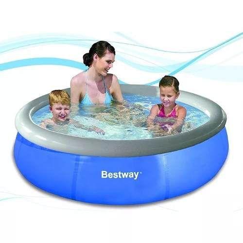 Imagem de Piscina Bestway 1000 Litros Inflável Fast Set 1,68 cm X 51 cm 12560