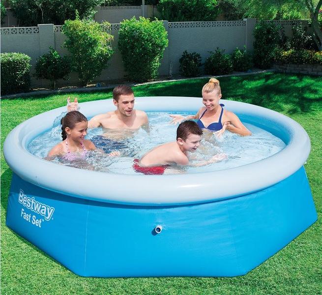 Imagem de Piscina Bestway 4600 Litros Std com Bomba de Inflar Q1