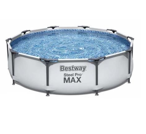 Imagem de Piscina Bestway 6473 Litros Estrutural Cinza Steel Pro Max com Bomba Filtro 110v 56417