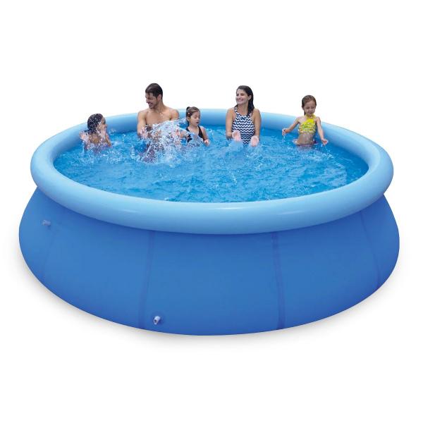 Imagem de Piscina Borda Inflável 2490 Litros PVC Resistente Redonda