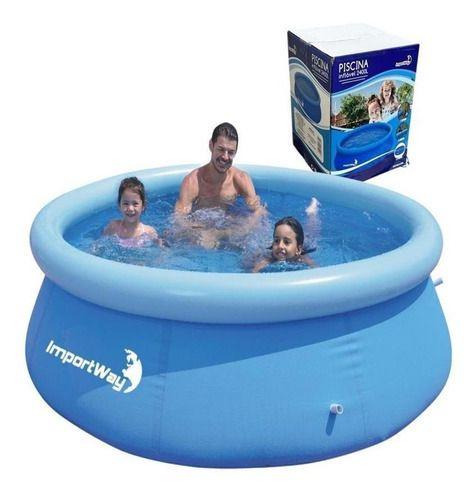 Imagem de Piscina Borda Inflável Capacidade 2490 Litros - Importway