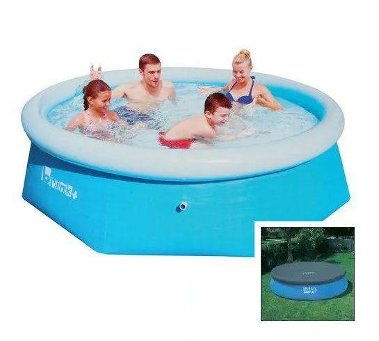 Imagem de Piscina Brink 2490 Litros Inflável com CAPA - Bestway 2300