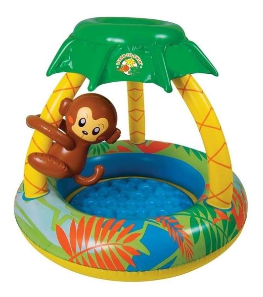 Imagem de Piscina Coberta Macaquinho Inflável Wellmix 53L