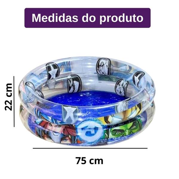 Imagem de Piscina Com Bolinhas Infantil 80 Litros Rosa Azul Verde Minnie Herois Princesas Mickey Frozen Criança Bebe Menina Menino