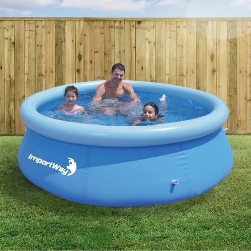 Imagem de Piscina com Borda Inflável 2490 Litros 240x63cm- Wellmix