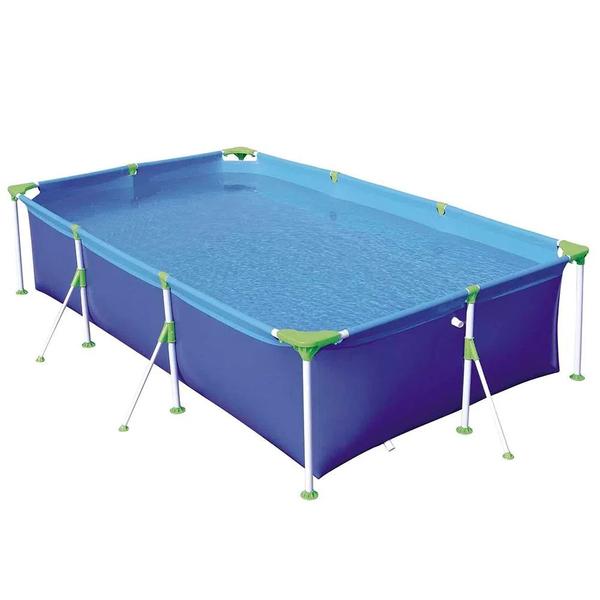 Imagem de Piscina de Armacao Retangular Premium 2500 Litros  Mor 