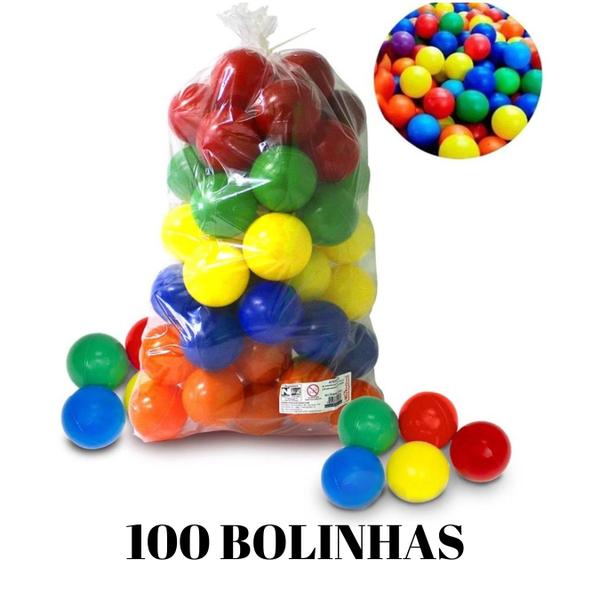 Imagem de Piscina De Bolinha  + 100 Bolinhas Plásticas + Bomba 