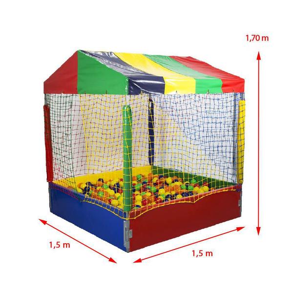 Imagem de Piscina de Bolinha Canguri de 1,5m x 1,5m com 1.500 Bolas