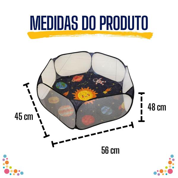 Imagem de Piscina de Bolinha Fundo Do Mar Criança Infantil Dobrável 