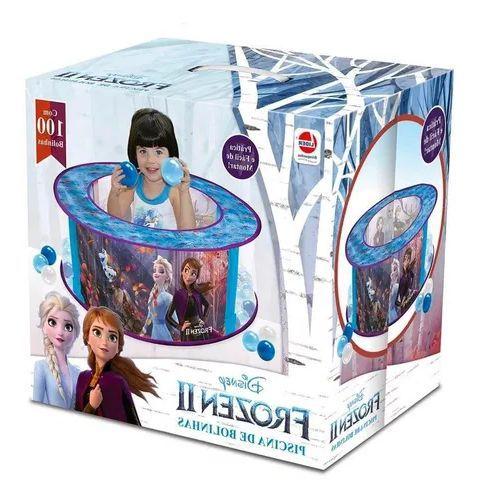 Piscina De Bolinha Infantil 100 Bolinhas Princesa Frozen - LÍDER BRINQUEDOS Imagem de Piscina De Bolinha Infantil 100 Bolinhas Princesa Frozen