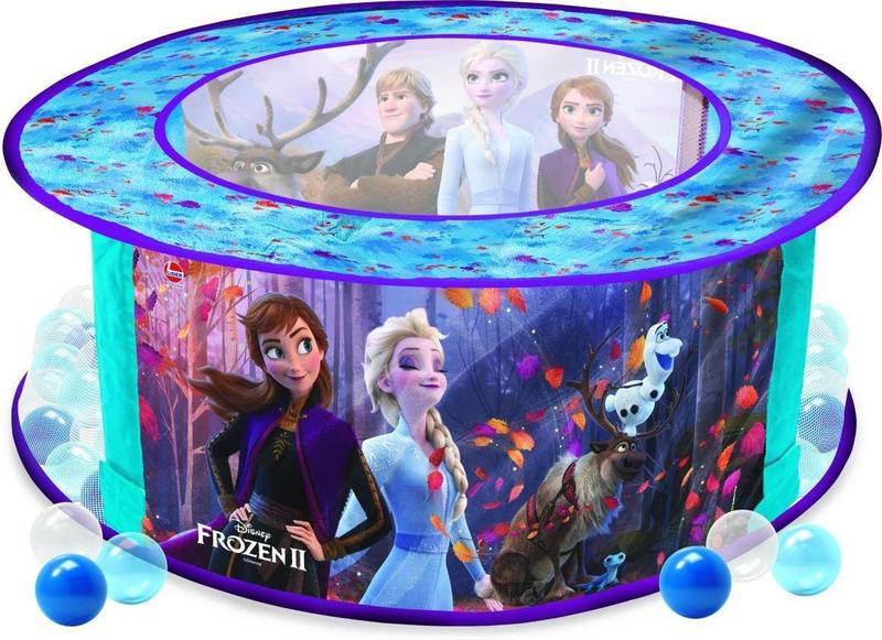 Piscina De Bolinha Infantil 100 Bolinhas Princesa Frozen - LÍDER BRINQUEDOS Imagem de Piscina De Bolinha Infantil 100 Bolinhas Princesa Frozen