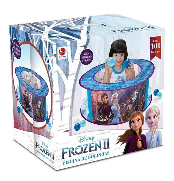 Piscina De Bolinha Infantil 100 Bolinhas Princesa Frozen - LÍDER BRINQUEDOS Imagem de Piscina De Bolinha Infantil 100 Bolinhas Princesa Frozen