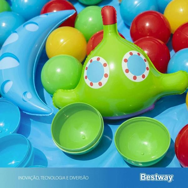 Imagem de Piscina de bolinha infantil 101L Galáxia c/ 50 bolas e 4 Acessórios Bestway