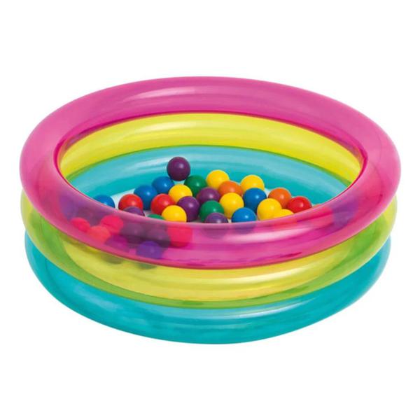 Imagem de Piscina De Bolinha Infantil Colorida - Intex 48674