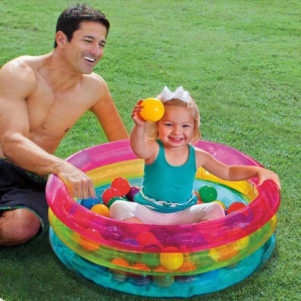 Imagem de Piscina De Bolinha Infantil Colorida - Intex 48674