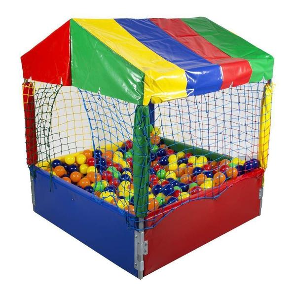 Piscina de Bolinha Infantil de 1,1m x 1,1m com 1.000 Bolas - MAMI BRINQUEDOS Imagem de Piscina de Bolinha Infantil de 1,1m x 1,1m com 1.000 Bolas