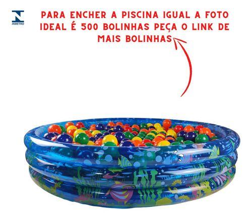 Piscina de bolinha inflável Infantil 252 Lts + 100 Bolinhas - Str Store Imagem de Piscina de bolinha inflável Infantil 252 Lts + 100 Bolinhas