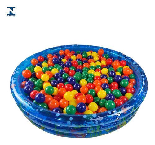 Piscina de bolinha inflável Infantil 252 Lts + 100 Bolinhas - Str Store Imagem de Piscina de bolinha inflável Infantil 252 Lts + 100 Bolinhas