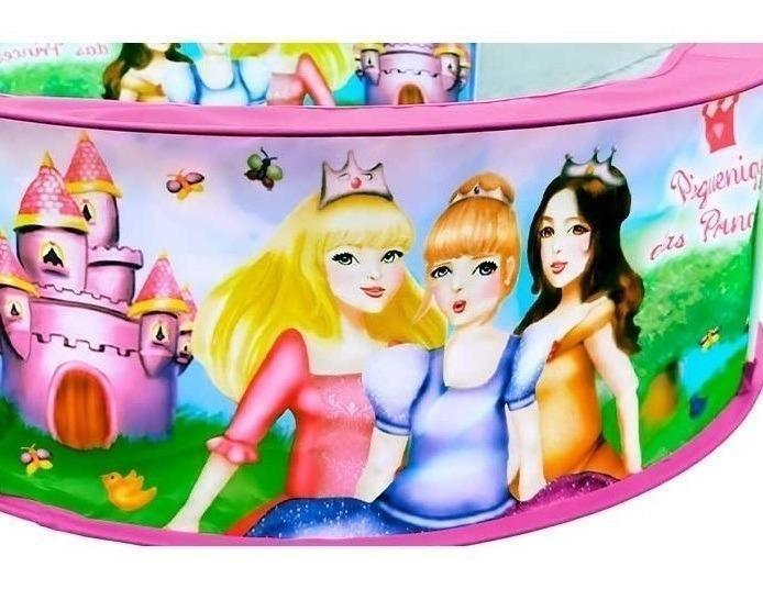 Imagem de Piscina De Bolinha Kit 100 Bolas Piquenique Das Princesas