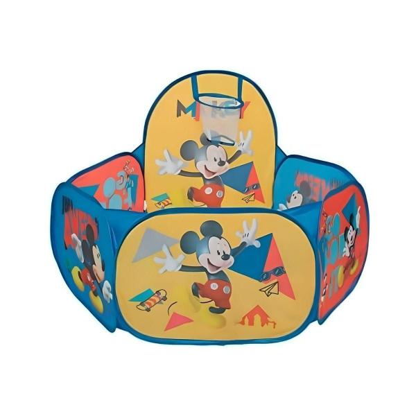 Piscina De Bolinha Mickey Disney Com Cesta De Basquete - Zippy Toys Imagem de Piscina De Bolinha Mickey Disney Com Cesta De Basquete