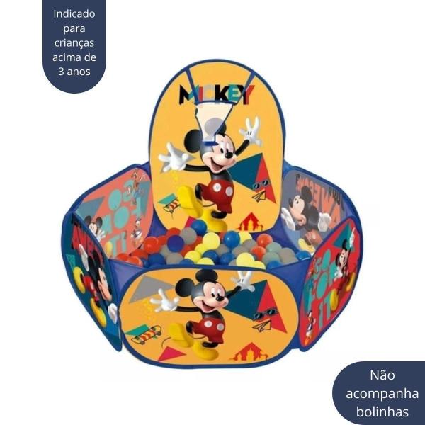 Piscina De Bolinha Mickey Disney Com Cesta De Basquete - Zippy Toys Imagem de Piscina De Bolinha Mickey Disney Com Cesta De Basquete