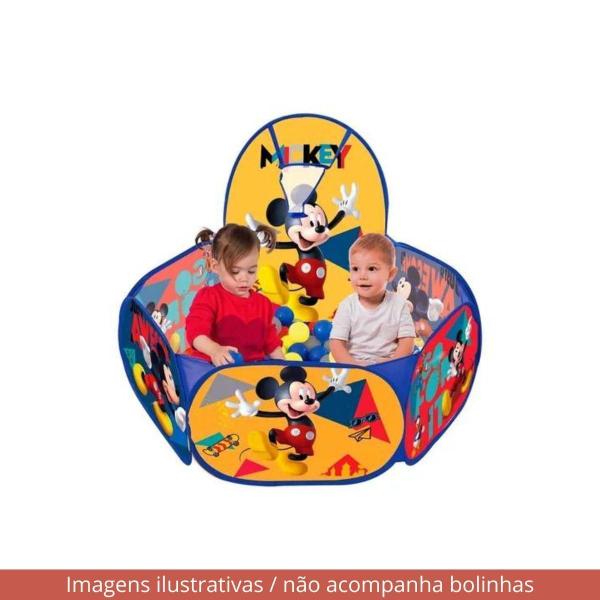 Piscina De Bolinha Mickey Disney Com Cesta De Basquete - Zippy Toys Imagem de Piscina De Bolinha Mickey Disney Com Cesta De Basquete