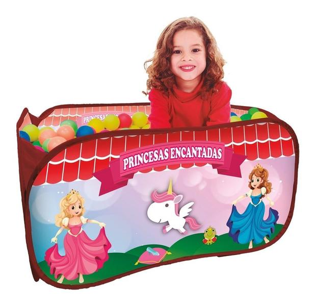 Piscina De Bolinha Princesas Encantadas Diversão Natal Crian - eva enxovais Imagem de Piscina De Bolinha Princesas Encantadas Diversão Natal Crian