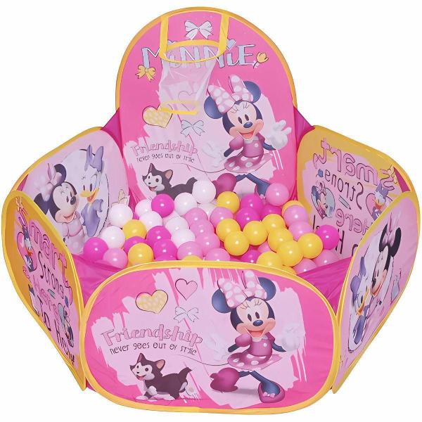 Piscina De Bolinhas Cesta Minnie Pop-Up Zippy Toys 70Cm Rosa Imagem de Piscina De Bolinhas Cesta Minnie Pop-Up Zippy Toys 70Cm Rosa